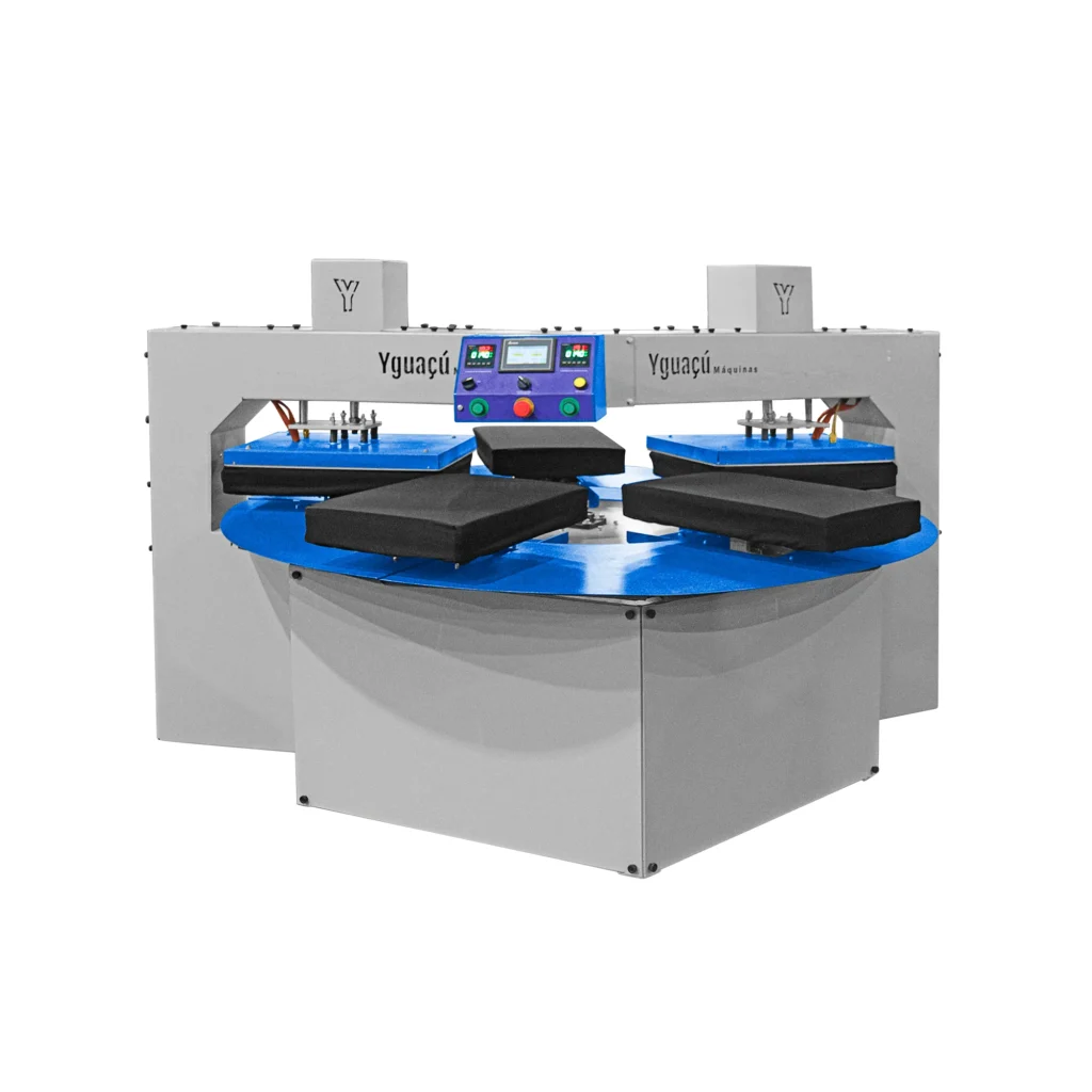 Prensa Térmica Automática Carrossel DTF - Imagem 1